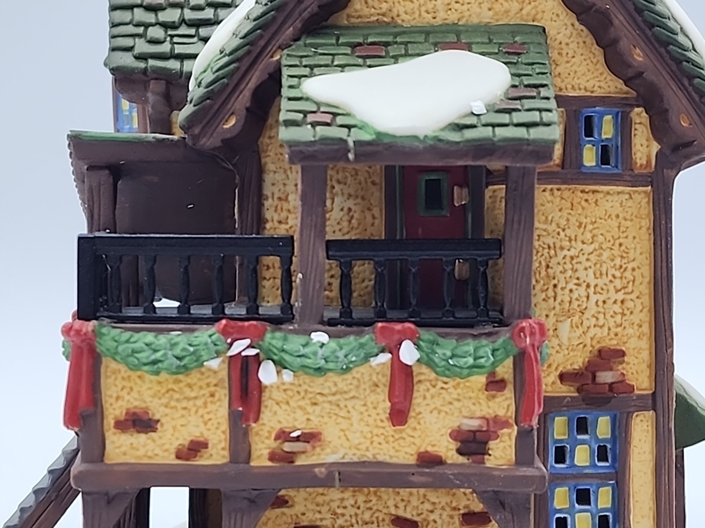 Dept 56 Wingham Lane Parrot Seller Light Cages Sign Orig Box & Foam READ BLUE