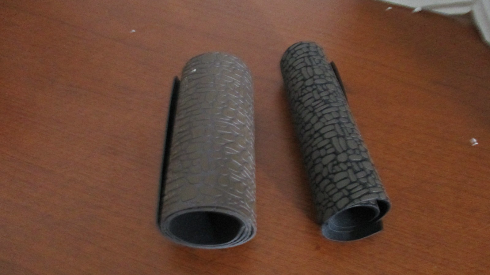 Set of 2 Christmas Village Vinyl BRICK ROLLS for Sidewalks / Streets Accessory