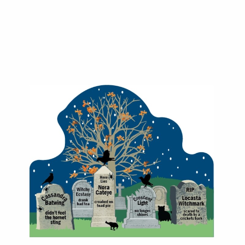 Cat’s Meow Village Halloween Witches Graveyard #23-633 New 2023