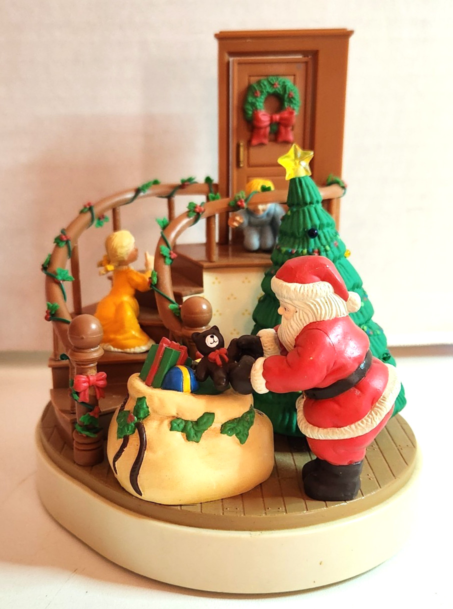 VTG 1989 House of Lloyd Twas the Night Before Christmas Lighted Animated Music