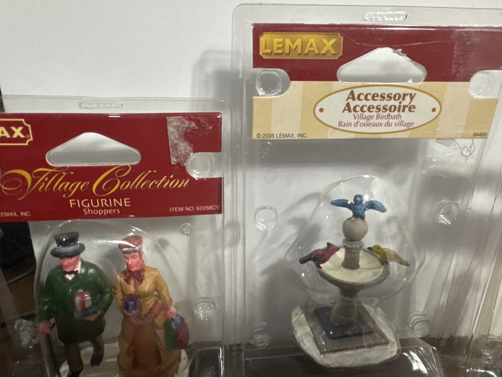 Lemax Village Collection Lot 15pcs Figurines Accessories Christmas