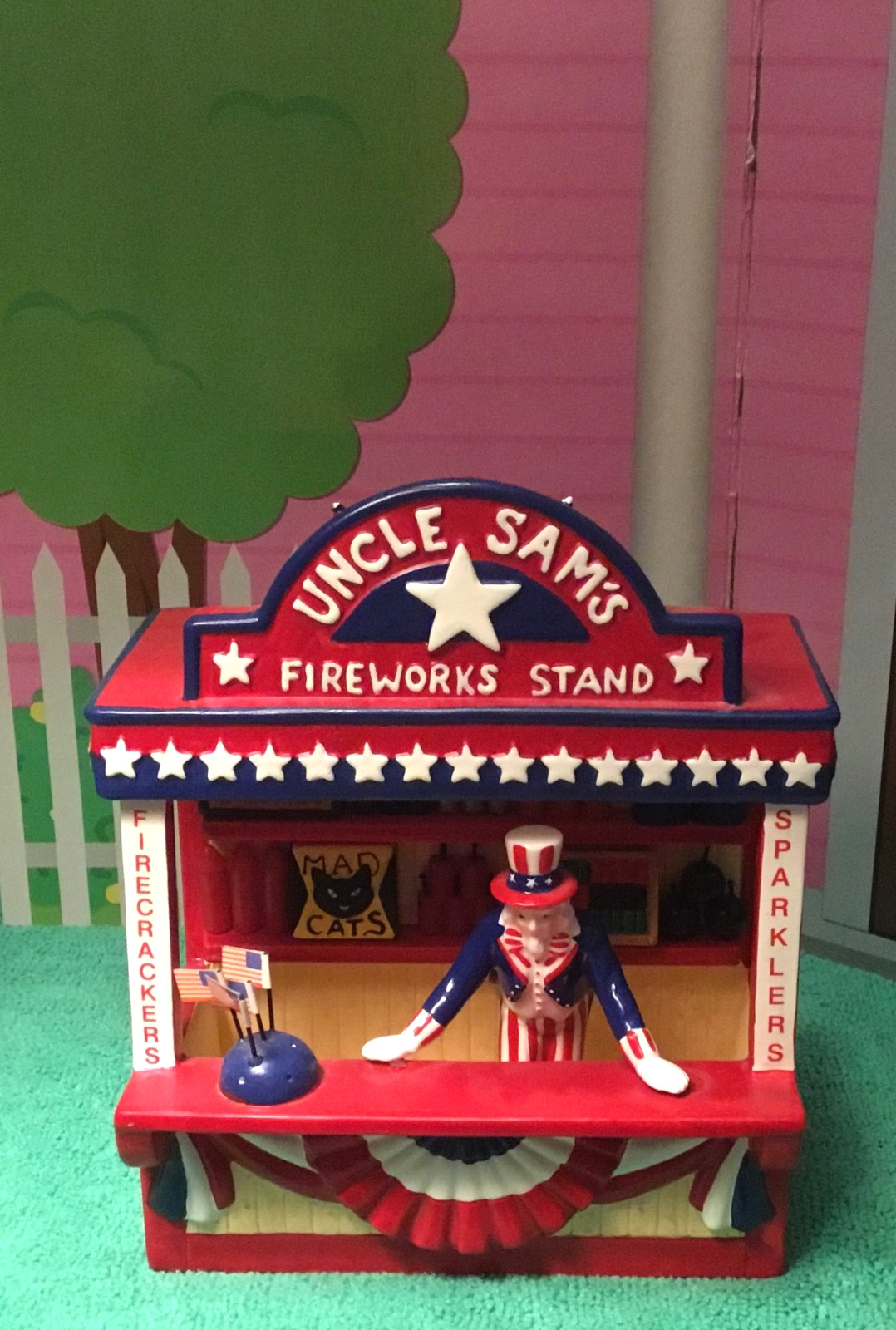 Department 56 Uncle Sam’s Firework Stand