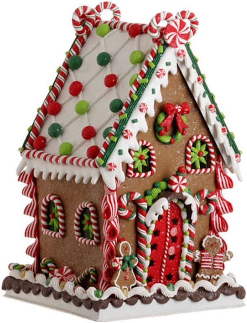 – Multicolored Gingerbread House 13.5″