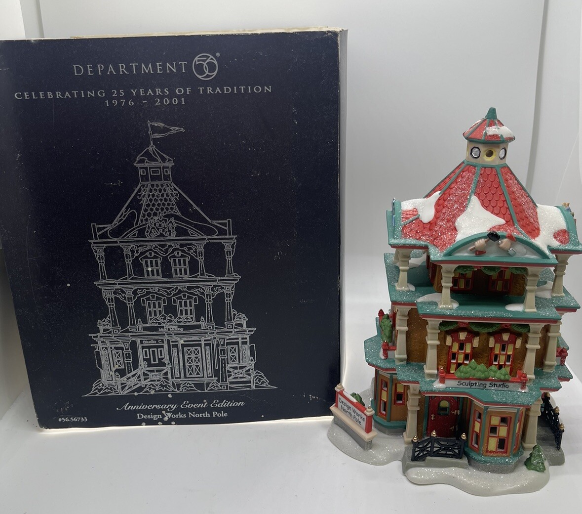 Dept 56 25th Anniversary Limited Edition Design Works North Pole
