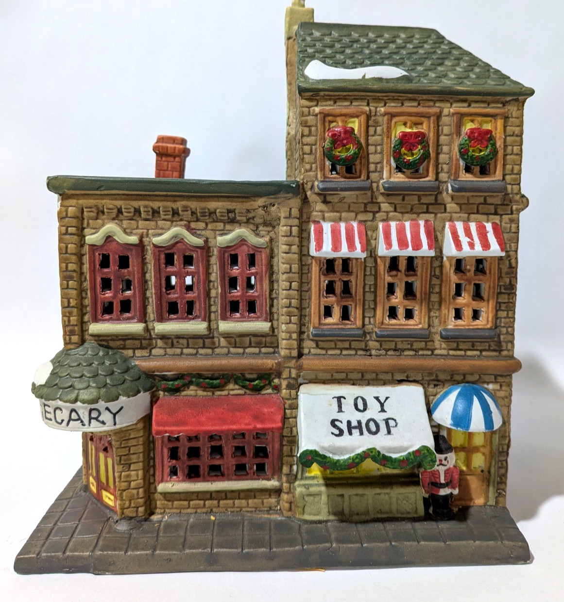 Lemax Dickensvale Collectibles Toy Shop Lighted Retired Village O Scale