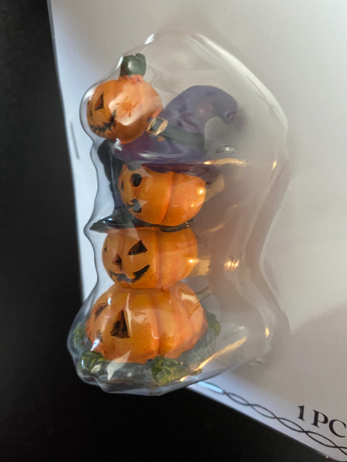 ASHLAND HALLOWEEN MINIATURES JACK-O-LANTERN STACK ~ NEW IN PKG 2025 PUMPKINS