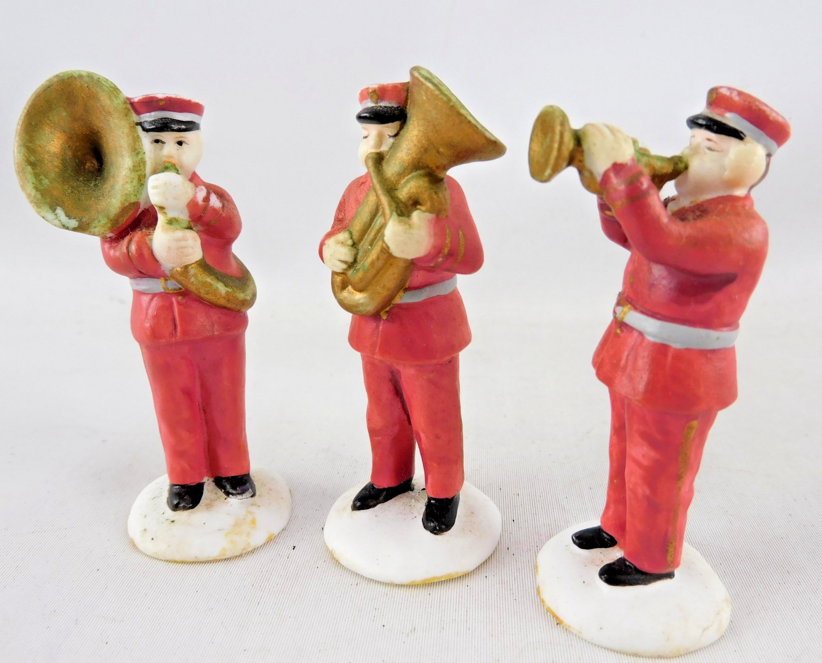 Vtg Dept 56 Salvation Army Band 6 Pcs Porcelain Heritage Village Taiwan 5985-4