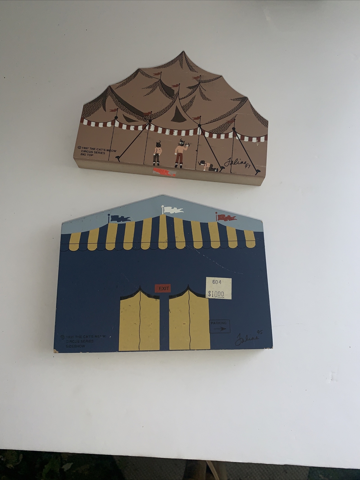vintage cats meow circus tent Big Top & sideshow set