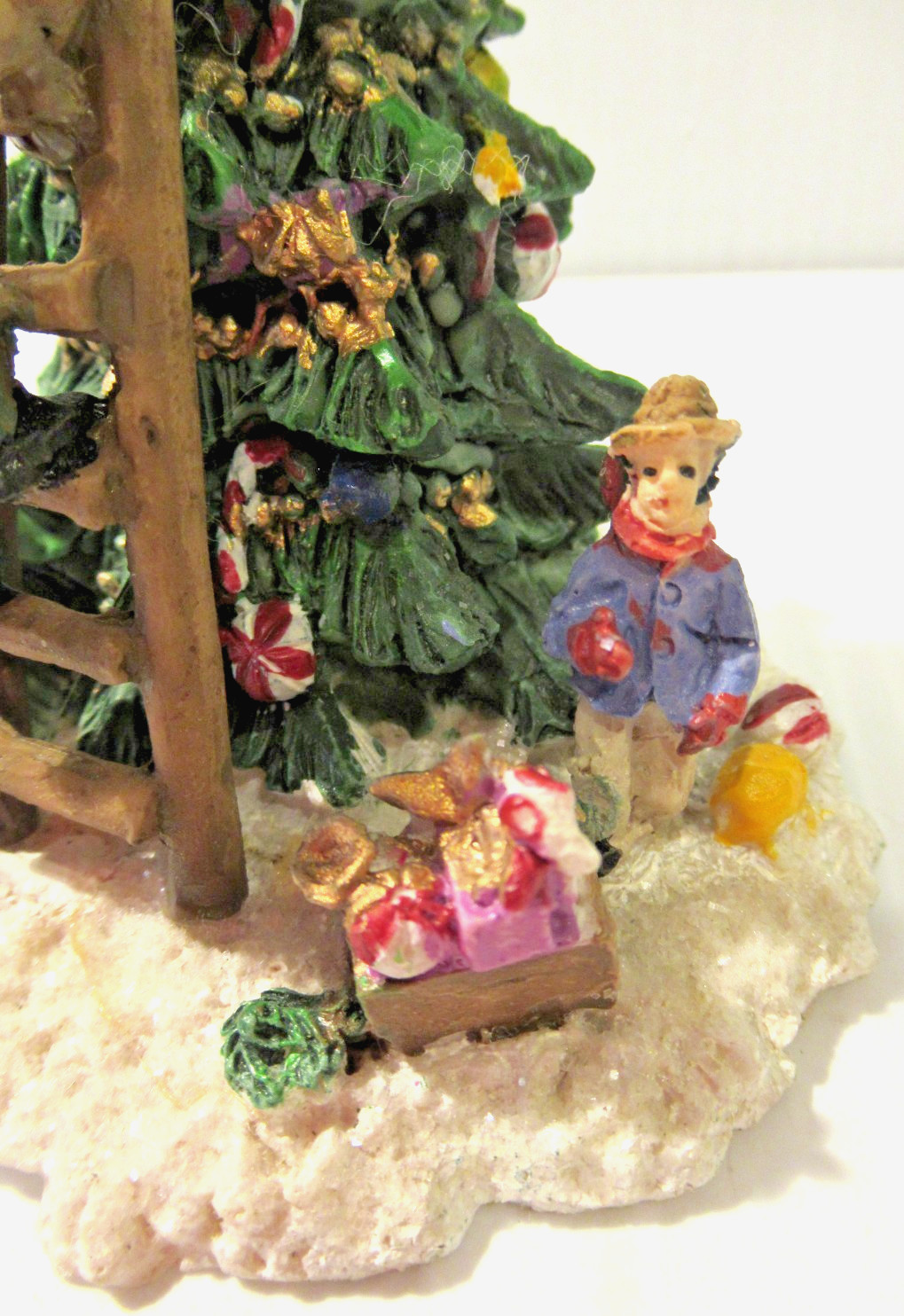 COBBLESTONE CORNERS “WINDHAM HEIGHTS: DECORATING THE CHRISTMAS TREE” ~ RARE !!!