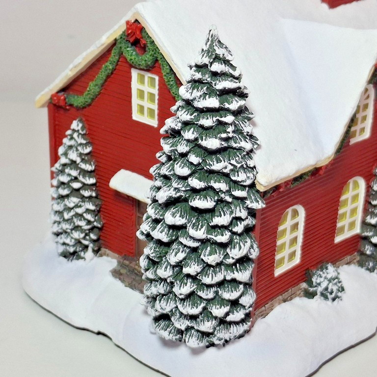 Hawthorne Thomas Kinkade Christmas Village “Christmas Cottage “, 2002