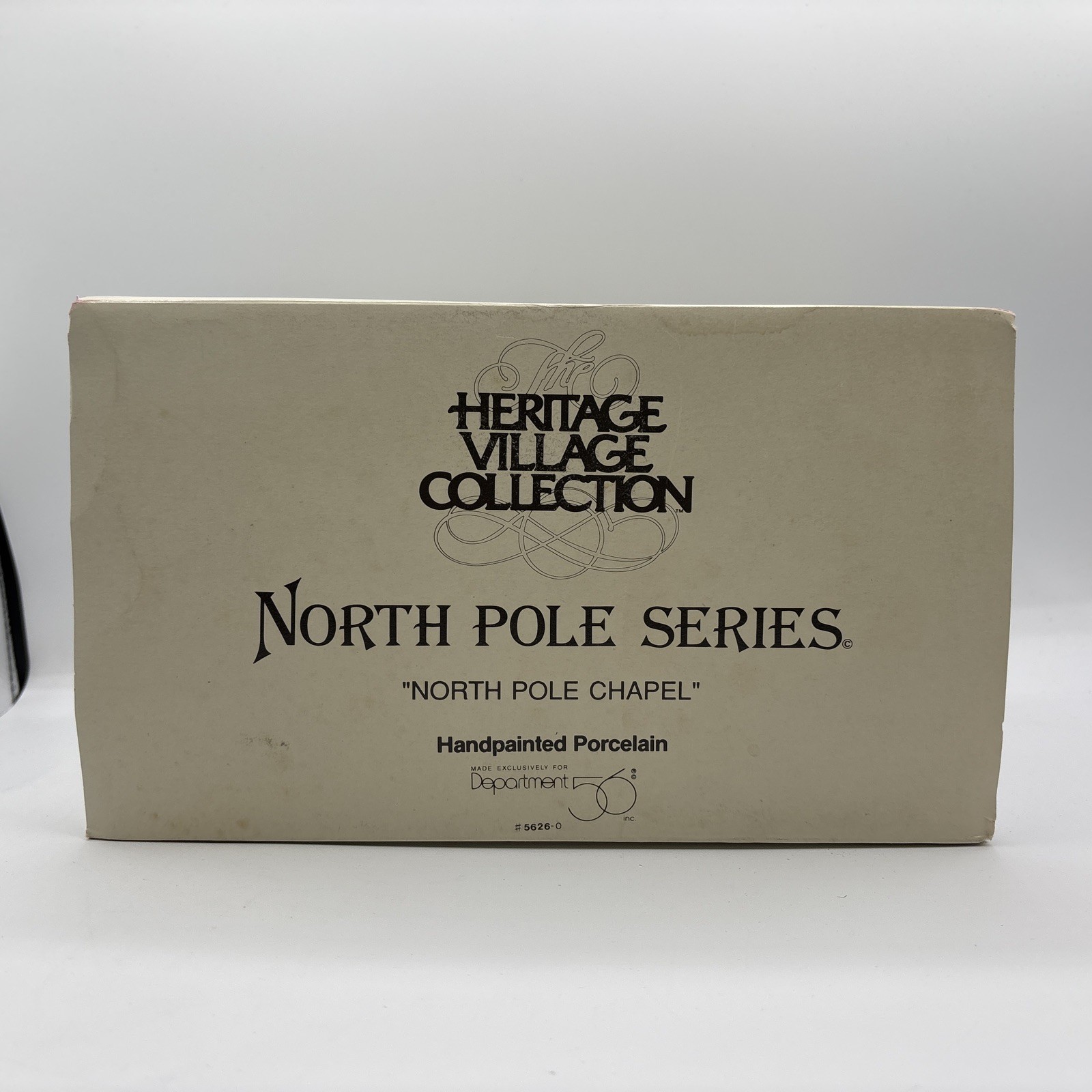 Department 56 1993 Vintage HVC North Pole Series North Pole Chapel 5626-0 Retire