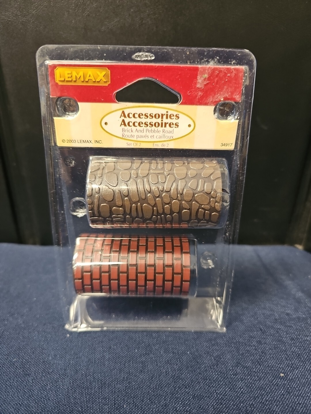 Lemax Christmas Village Brick & Pebble Road Set of 2 Rolls 34917W Department 56
