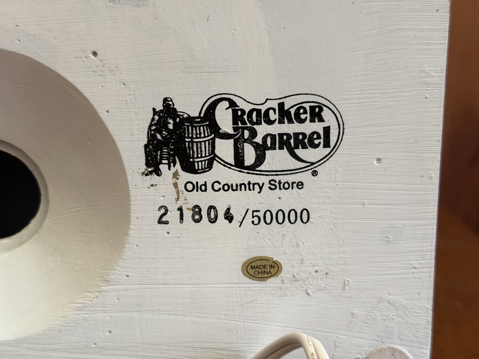 ****Cracker Barrel Christmas Village Light-Up Old Country Store W/ Cord 2005