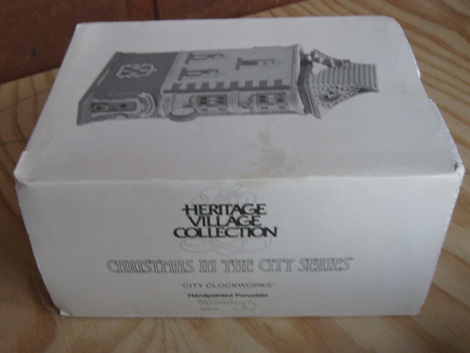 1992 Department 56 City Clockworks Christmas in the City Series