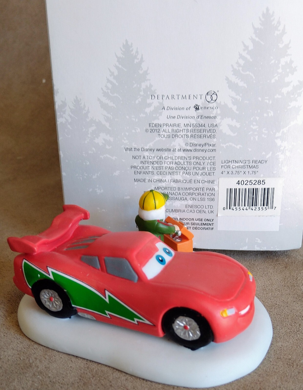 Lightning’s Ready for Christmas #4025285 Dept 56 North Pole – BUYER GUARANTEE