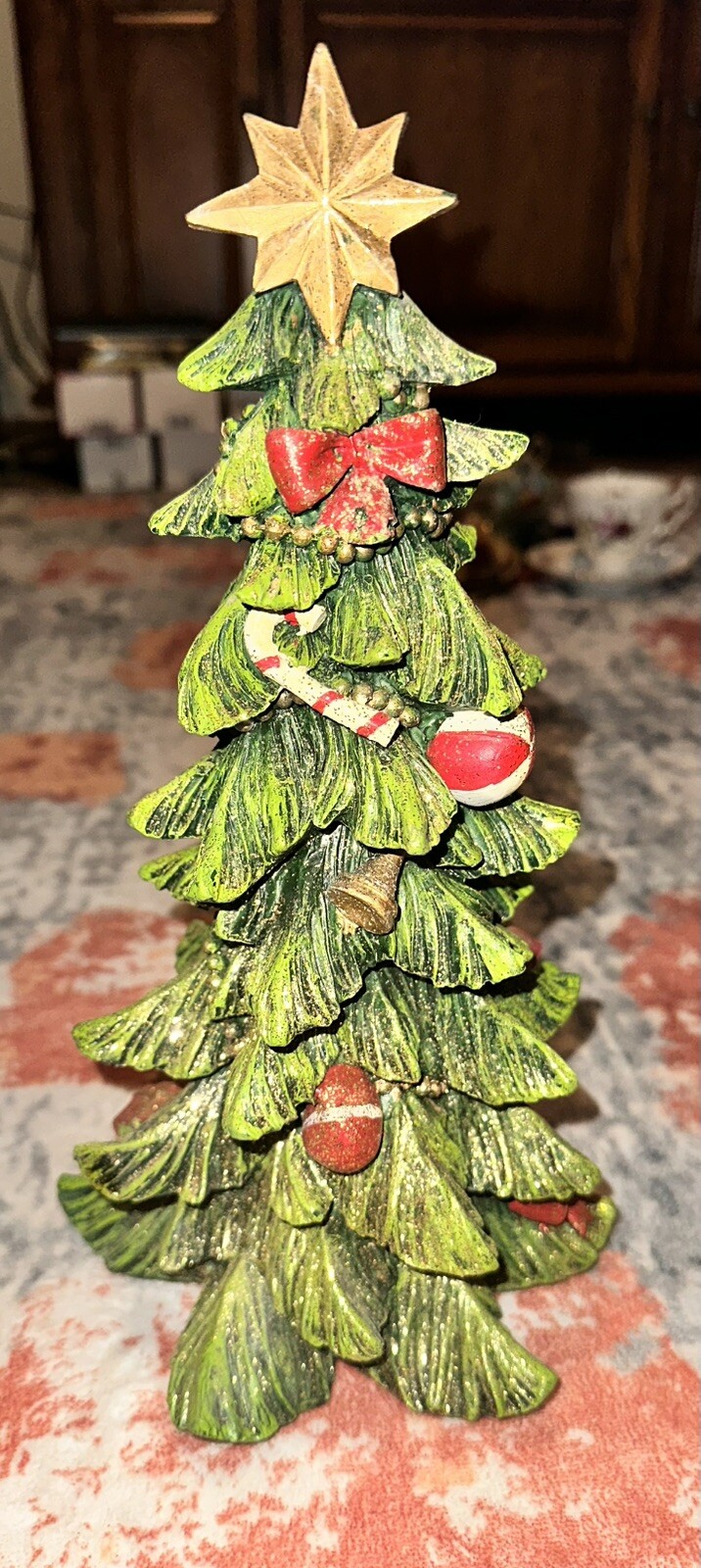#3D Whimsical Glitter Resin Holiday Christmas Tree Tii Collections 12’