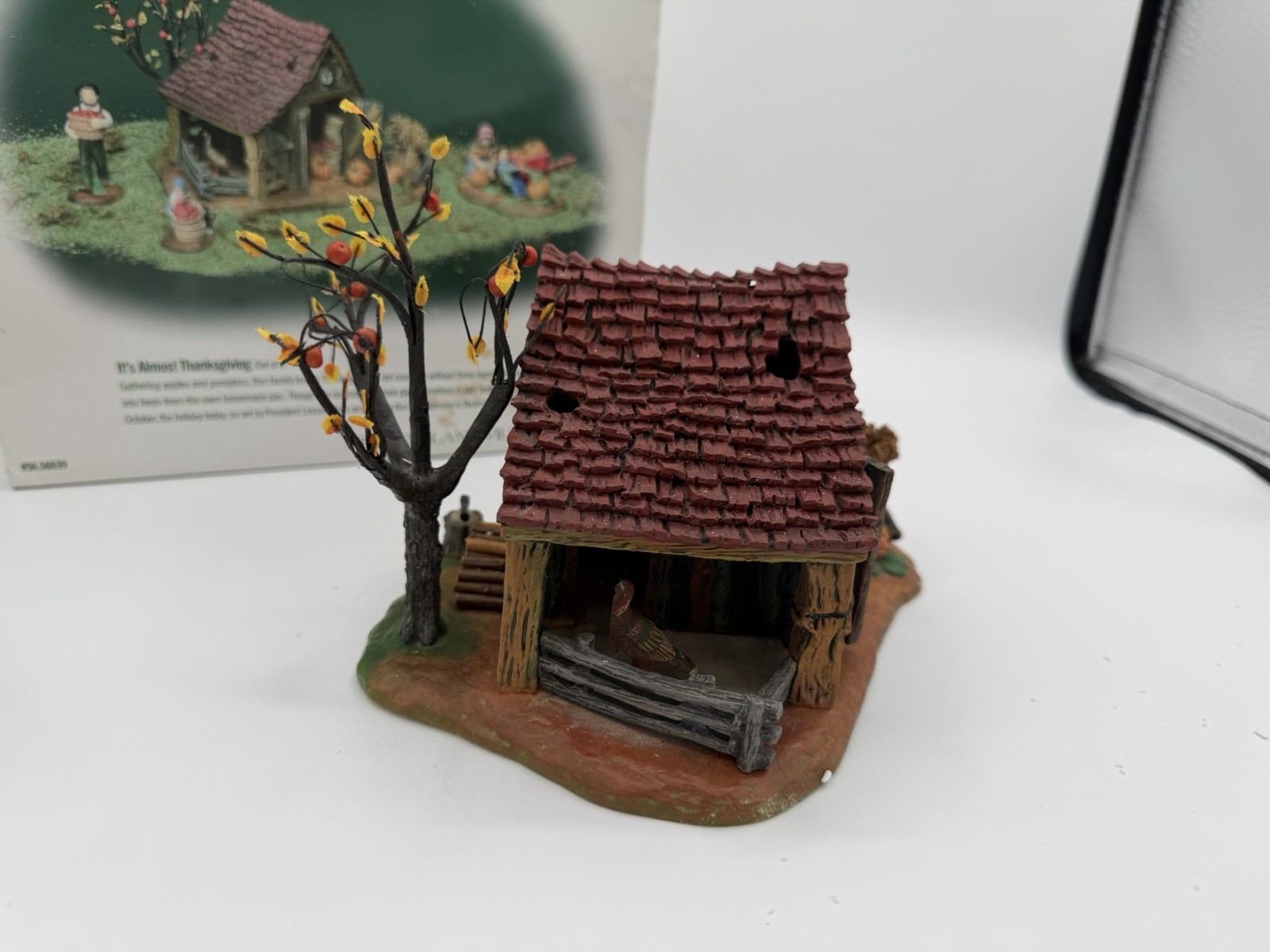 🏡 Dept 56 New England Village “It’s Almost Thanksgiving” 1999 🦃🍂 EUC–4 Pc Set