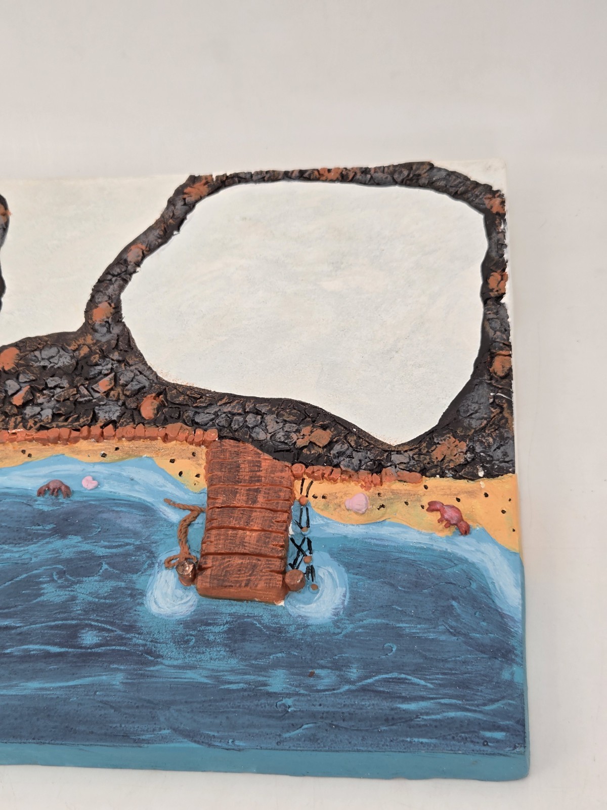 Share The Joy Hand Painted “Seaport Base ” For Porcelain Collectibles, Buildings