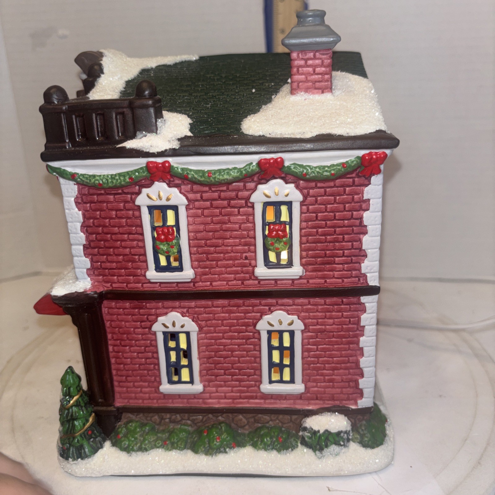 2010 St Nicholas Square Christmas Village Santa’s Toy Chest Illuminated
