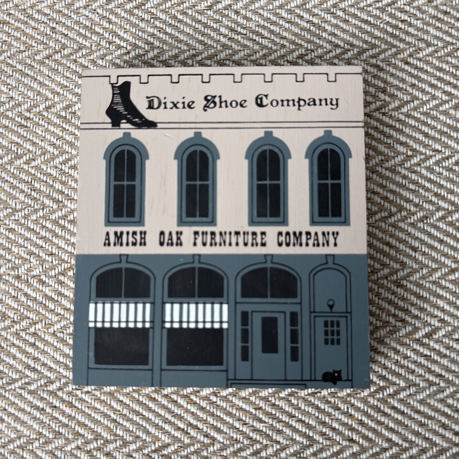 The Cat’s Meow 1987 Dixie Shoe Company Amish Oak Furniture Company