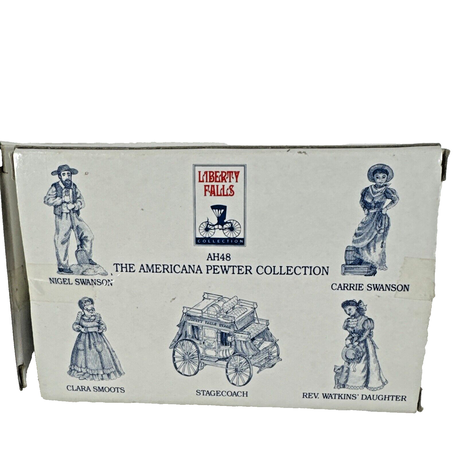 Liberty Falls Solid Pewter Americana Collection Lot Miniature Figurines