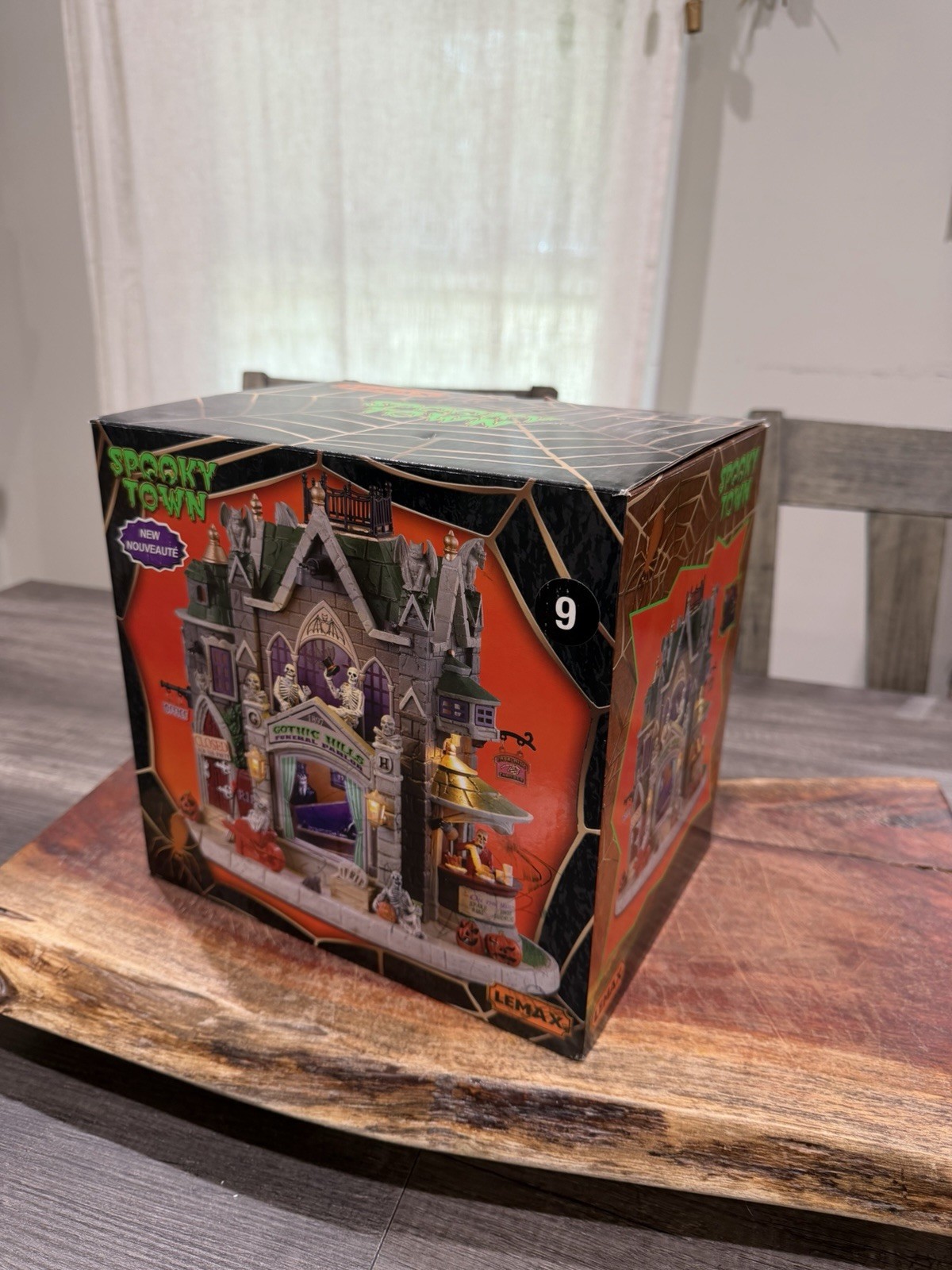 Lemax Spooky Town Gothic Hills Funeral Parlor 2023 Lighted Building