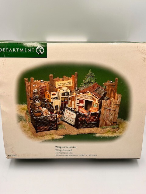 Department 56 Village Accessories Village Junkyard 52861 New in Box