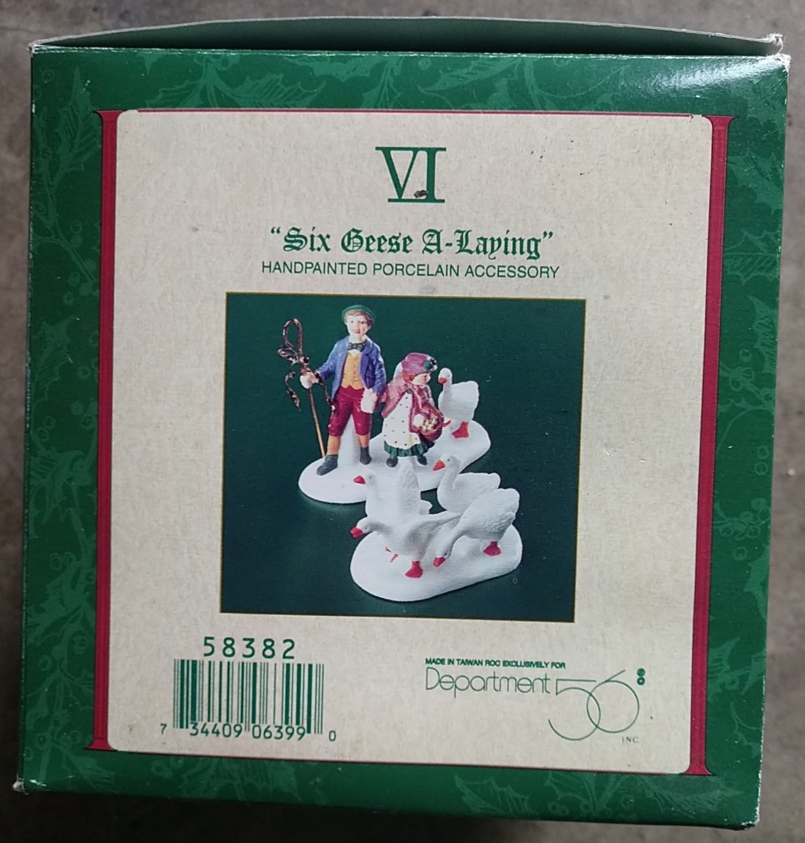 Dept 56 Twelve Days of Christmas Six Geese a Laying Dickens Village