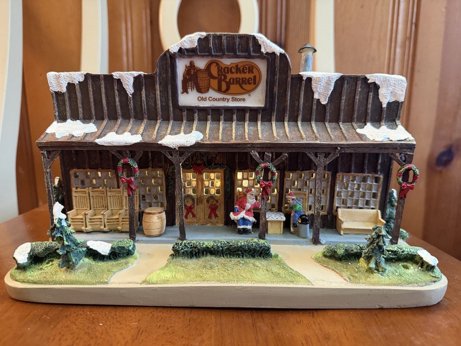 ****Cracker Barrel Christmas Village Light-Up Old Country Store W/ Cord 2005