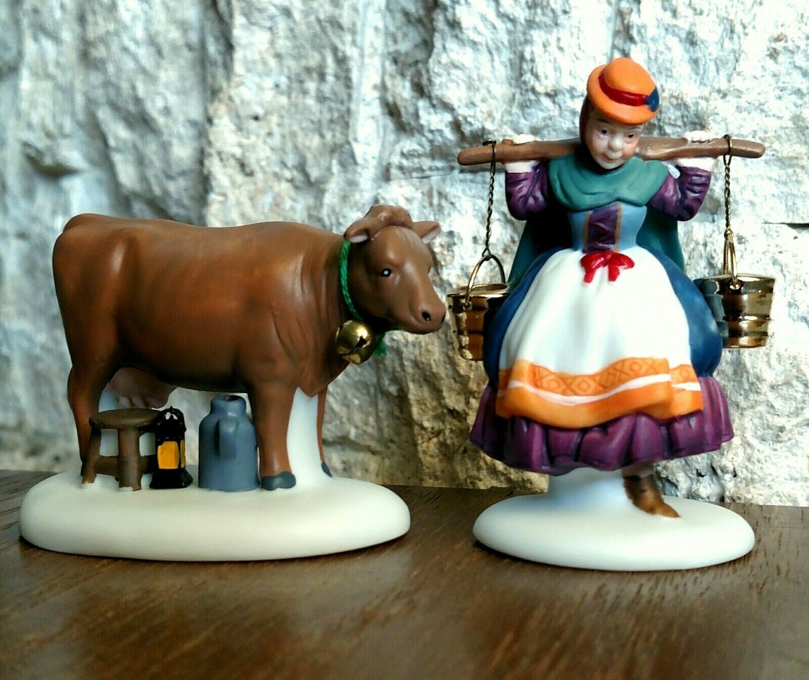 Eight Maids-A-Milking #58384 Department 56 Dickens Village -BUYER GUARANTEE