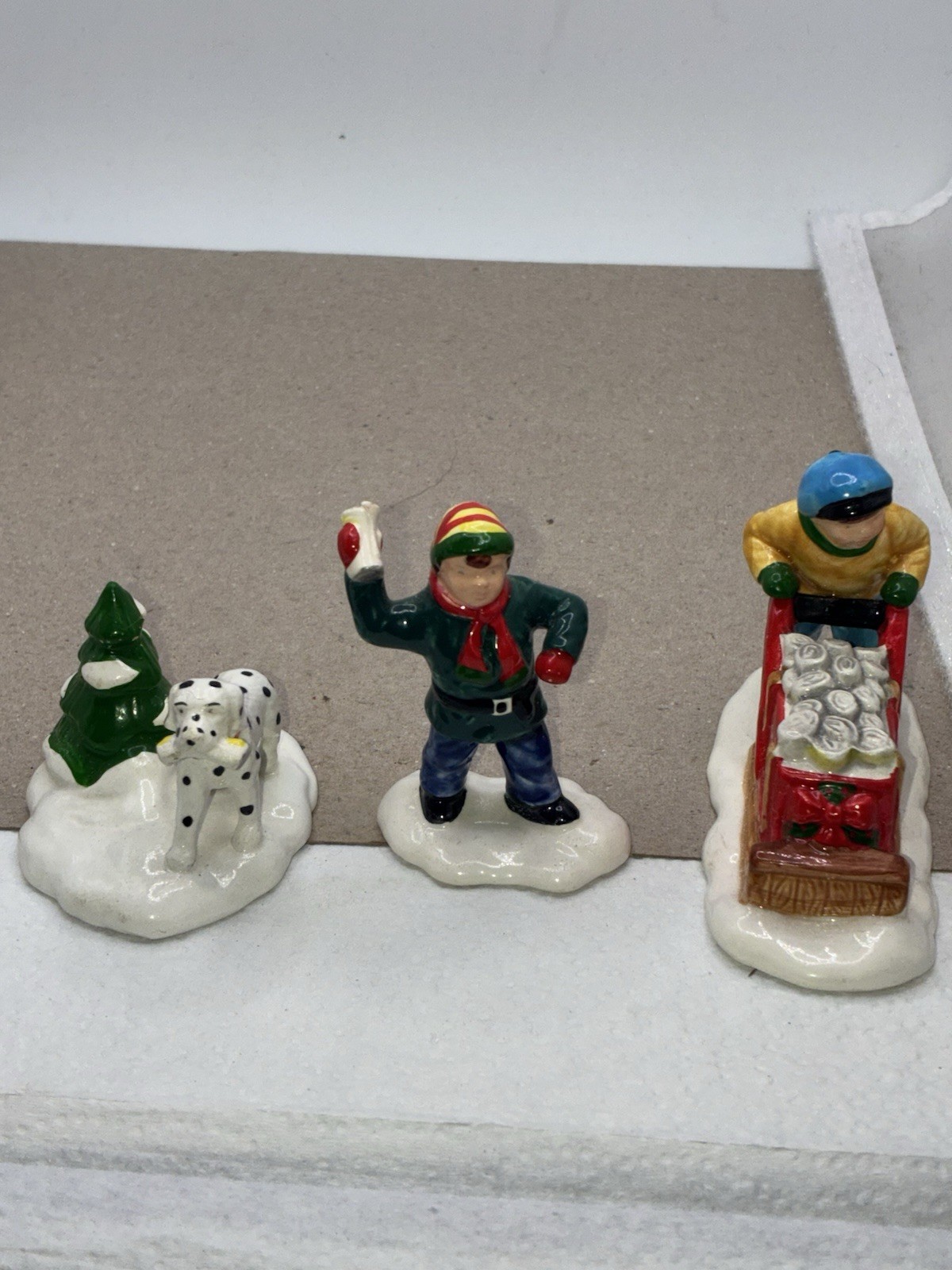 Dept 56 Snow Village Early Morning Delivery #5431-3 Set of 3 Retired Boxed EUC