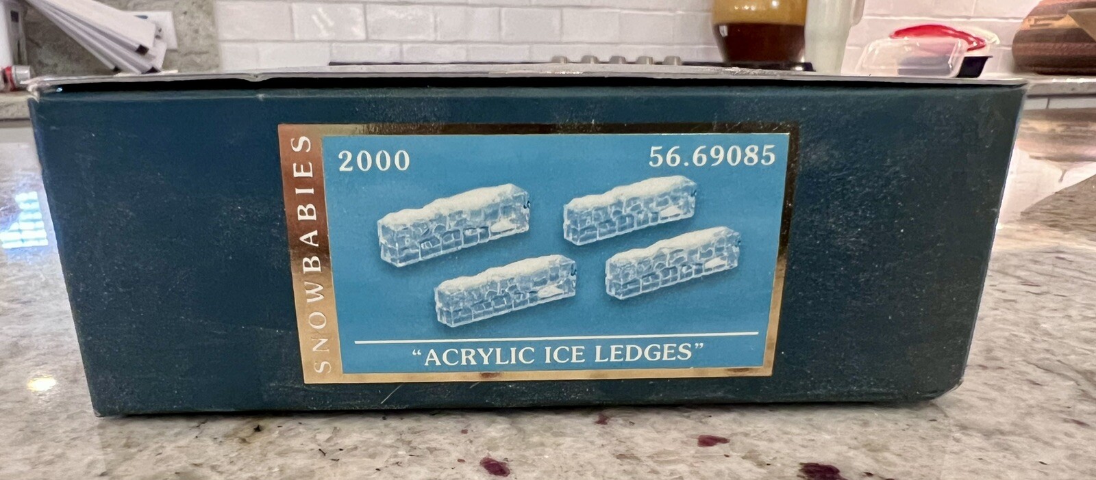 Dept 56 Snowbabies Heritage Village 4.5 in long “Acrylic Ice Ledges” 56.69085