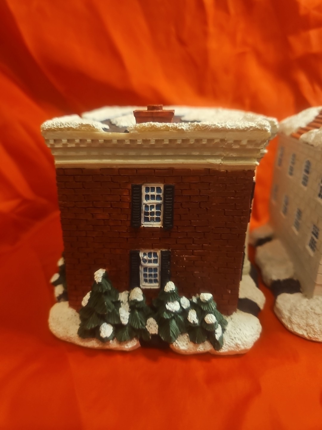 2 Christmas Village Building- One City Hall. Yemi On Bottom