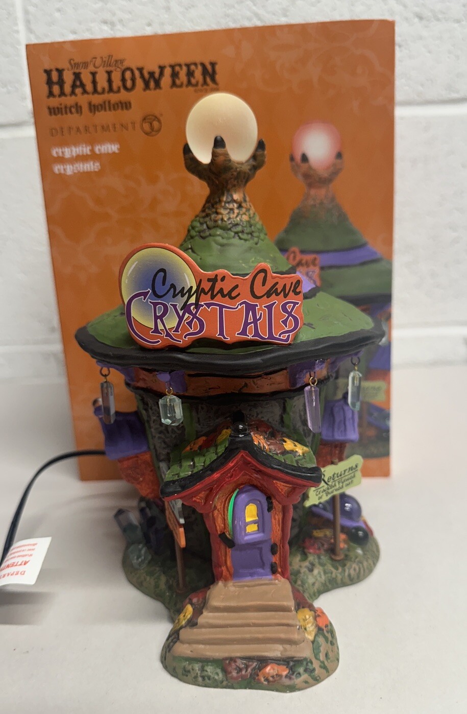 Department 56 Snow Village Halloween Cryptic Cave Crystals