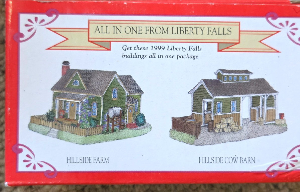 Lot of Liberty Falls Collections Miniature Houses, Barn, Market, … Free Ship!
