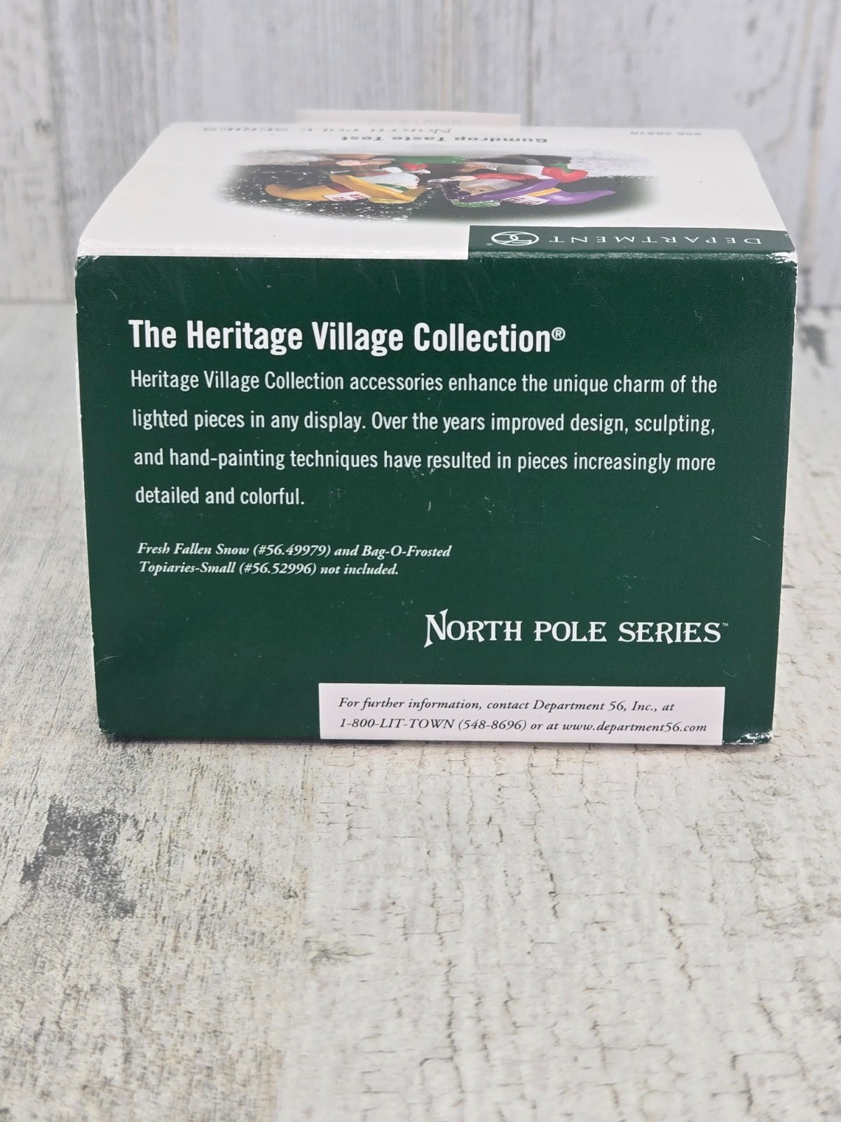 Department 56 Gumdrop Taste Test North Pole Series 56.56870