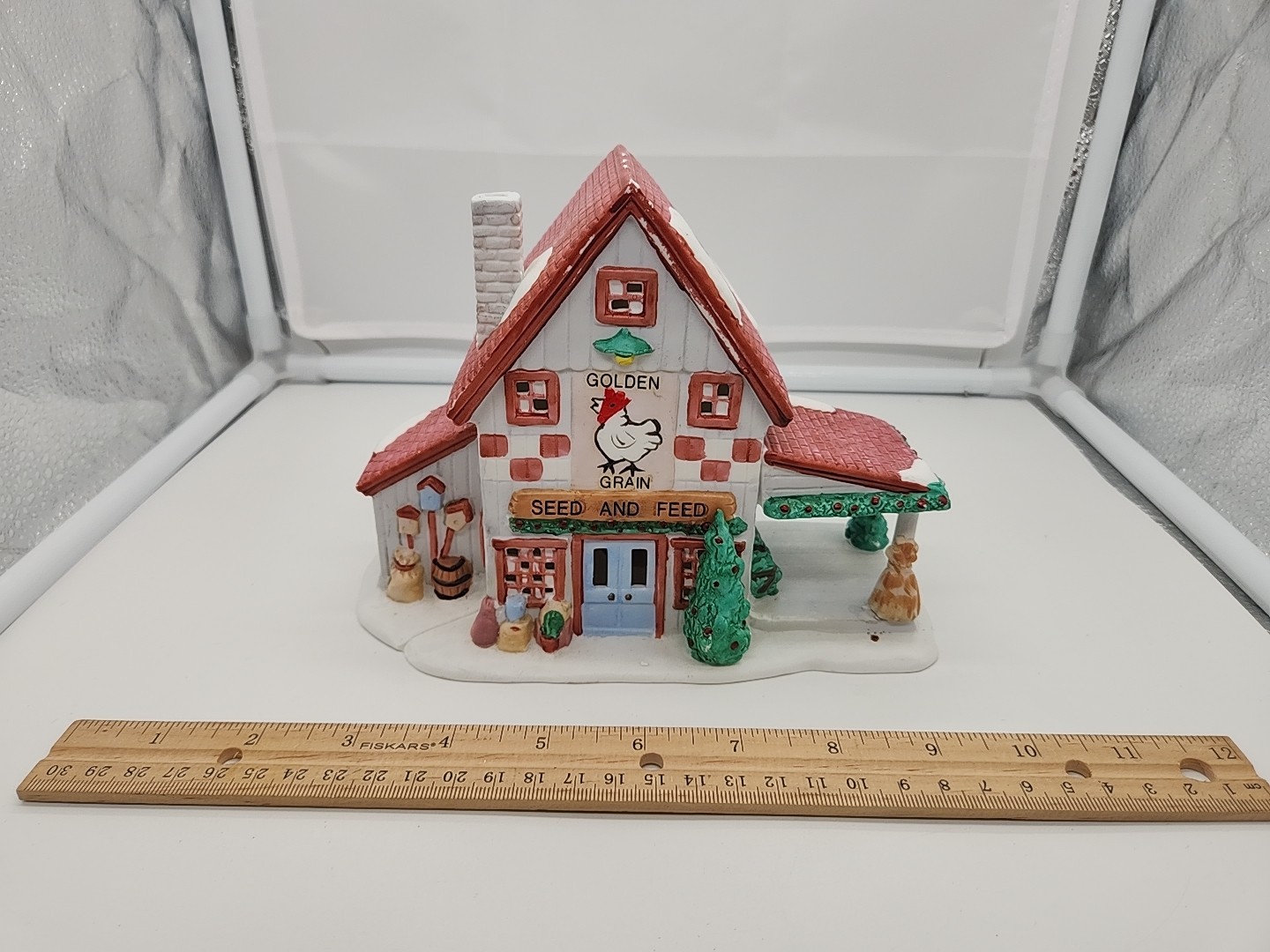 Seasonal Specialties 1999 Christmas Valley Village Golden Grain Seed And Feed