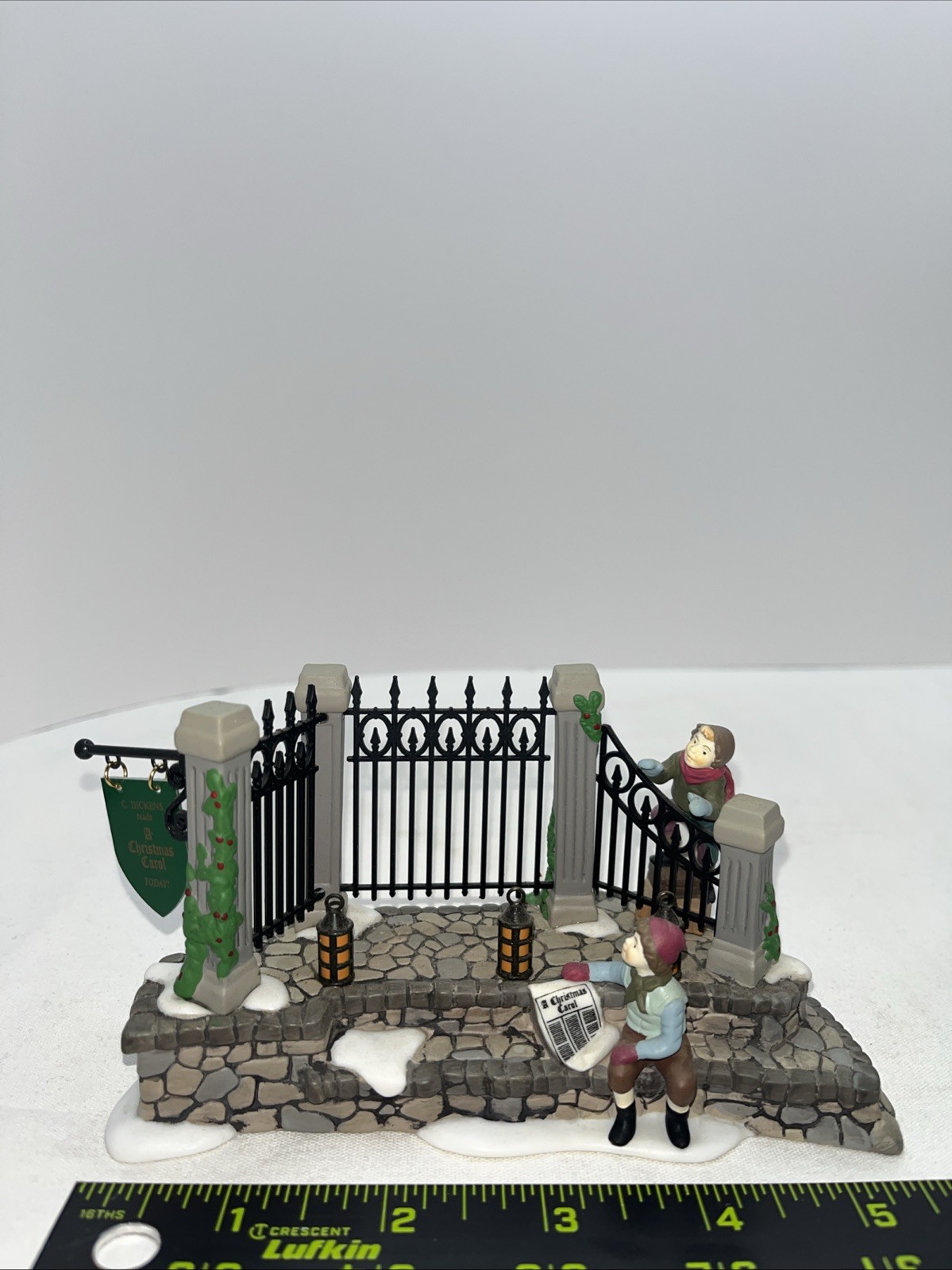 DEPT 56 Christmas Carol Village H.V. Series REPLACEMENT STAIRS FENCE BOYS