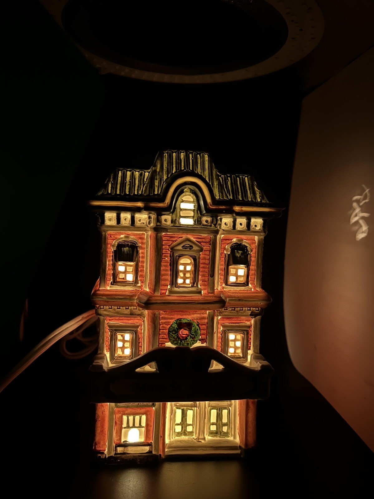 1994 Dickens Collectables Porcelain Main St Bldg Used A4