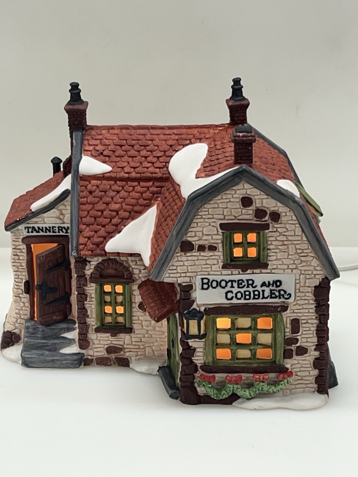 Dept 56 Heritage Village Collection “Booter & Cobbler” 59242 Retired Excellent!