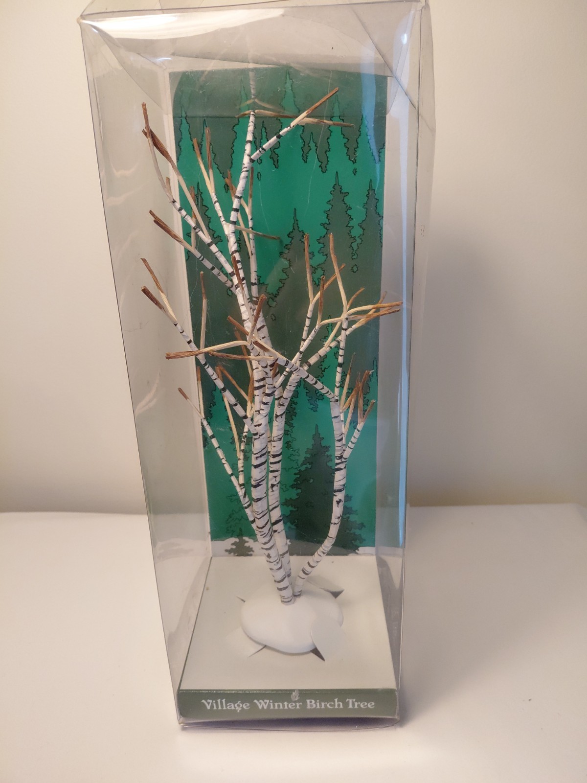 Dept 56 Village Winter 12 inch Birch Tree Original Package #5216-7 Christmas
