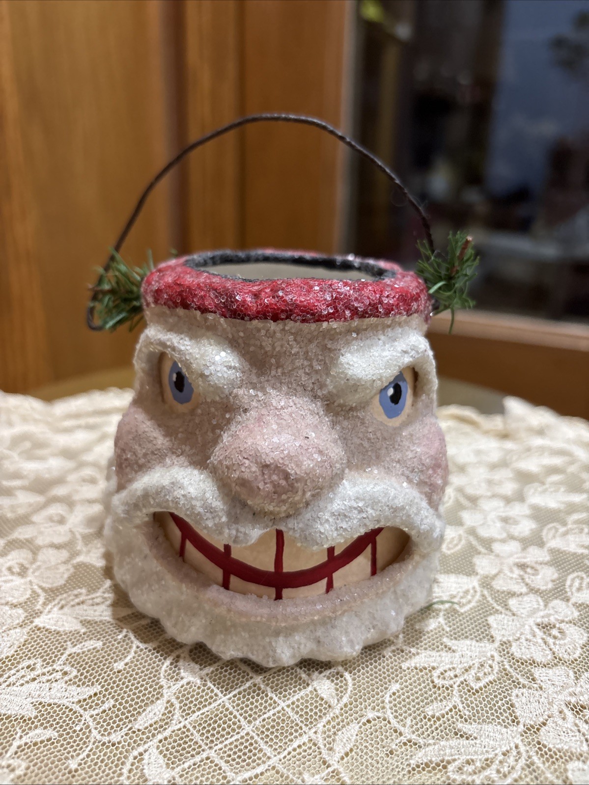 Vintage Acorn Cottage Collectibles David Bruce Santa Putz Candy