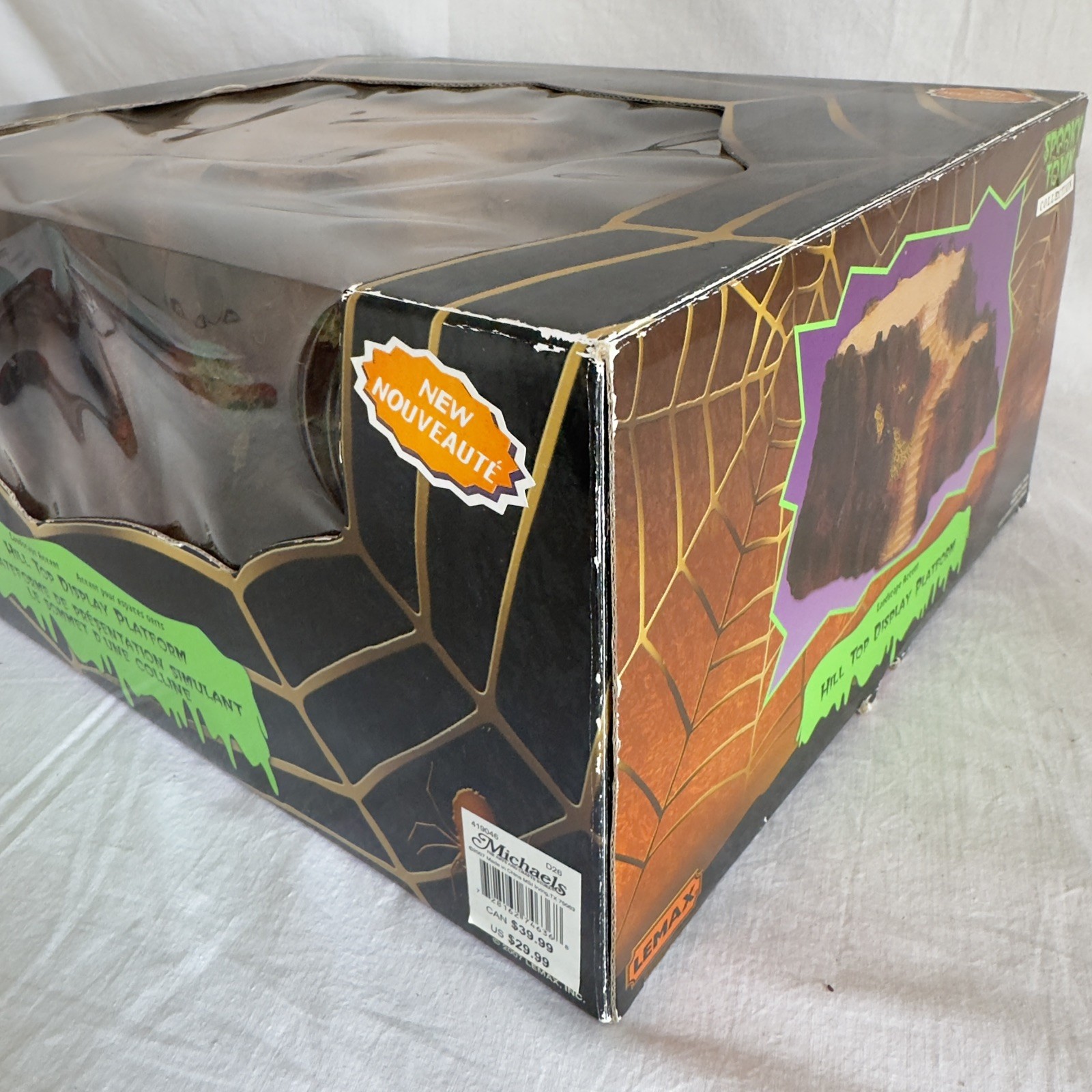 LEMAX Spooky Town “HILL TOP DISPLAY PLATFORM” Large LANDSCAPE Accent #419046 NOS