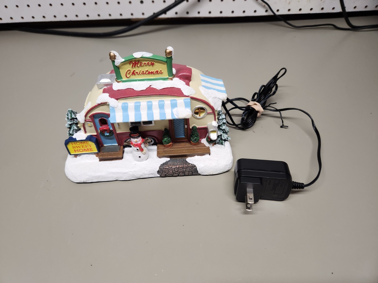 Enchanted Forest ~ Snowman Trailer Prelit Village Accessory