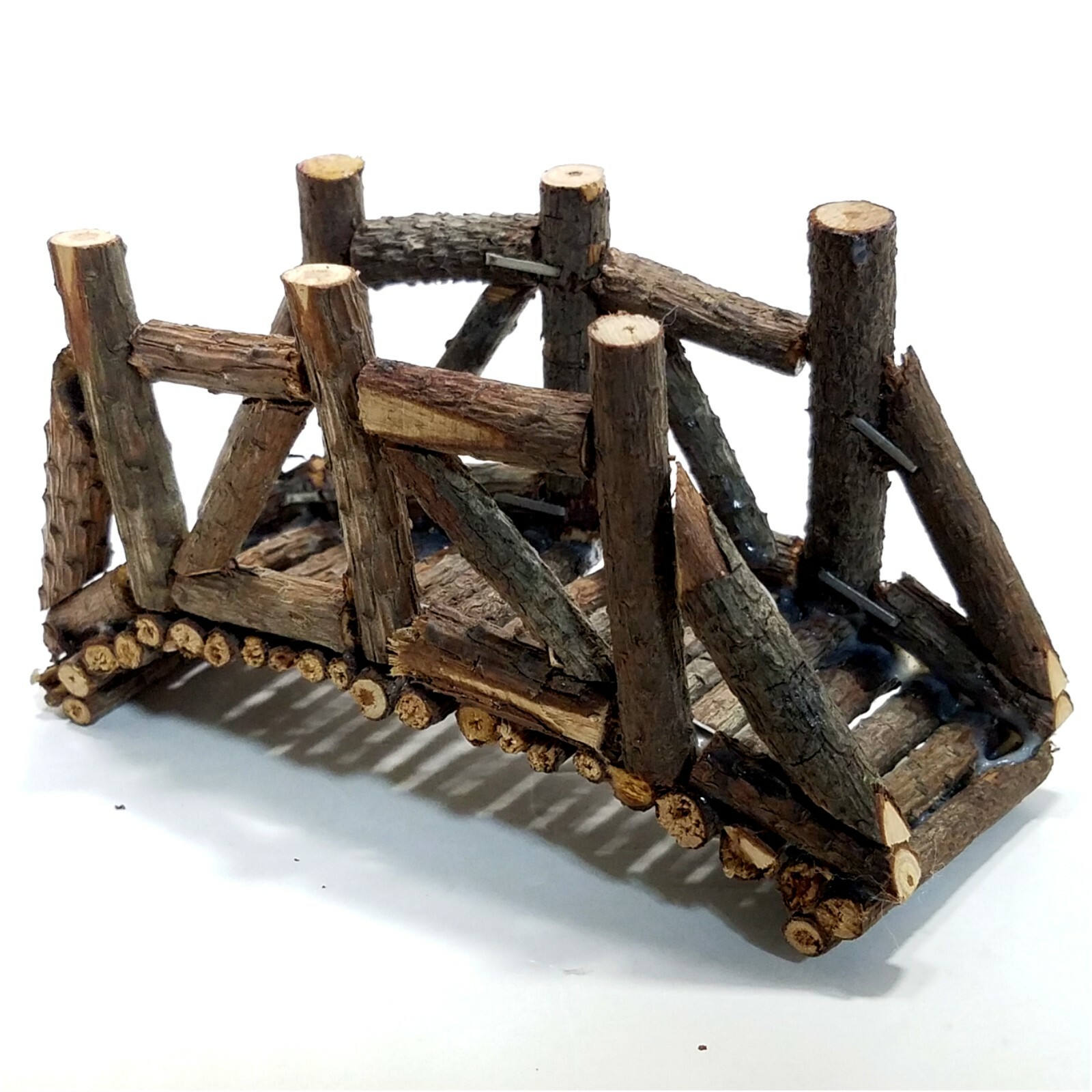 Santa’s Workbench Collection 1999 Wood Bridge #4331799 Grain Details Accessory