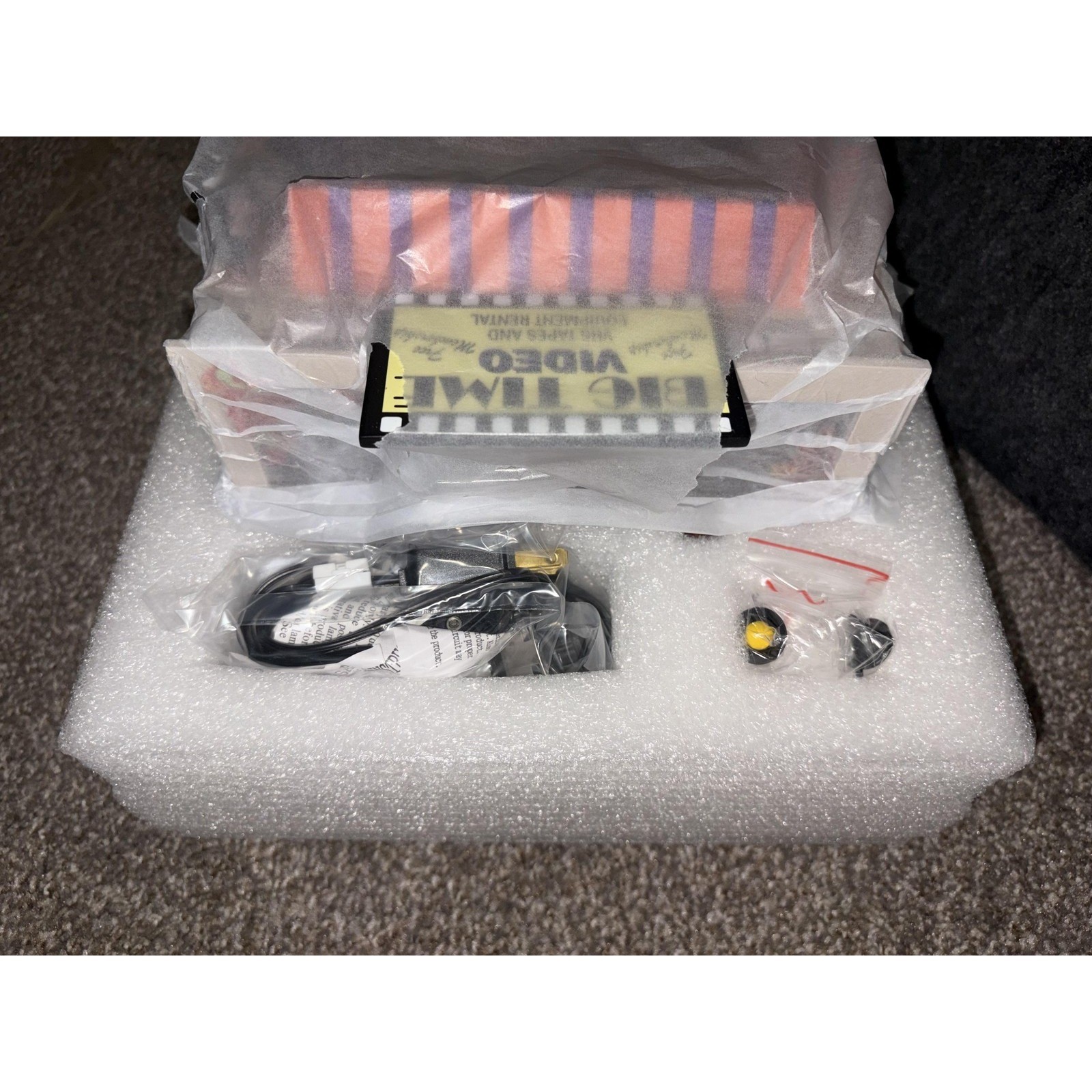 New with Box Dept 56 Elvira Mistress Dark Big Time Video Store Light Village