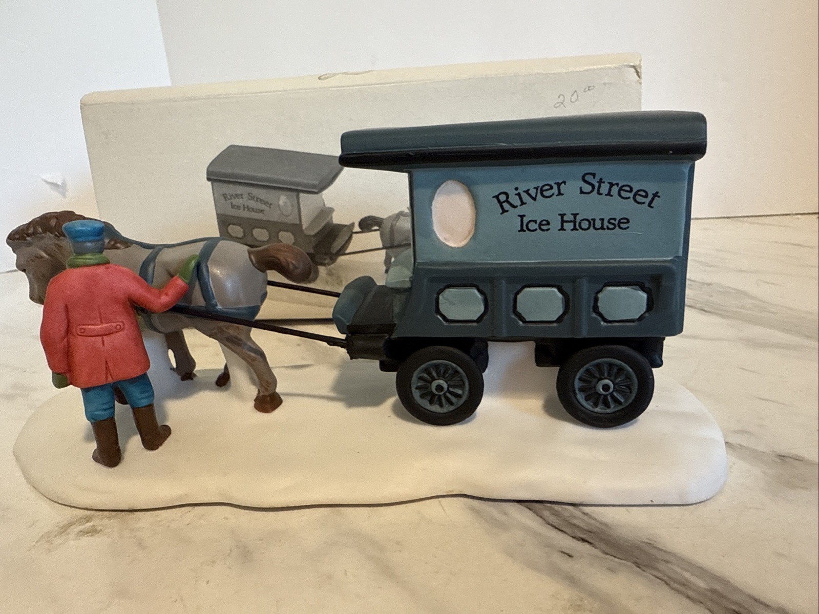 Dept 56 Christmas In The City River Street Ice House Cart #59595 Vintage w/Box