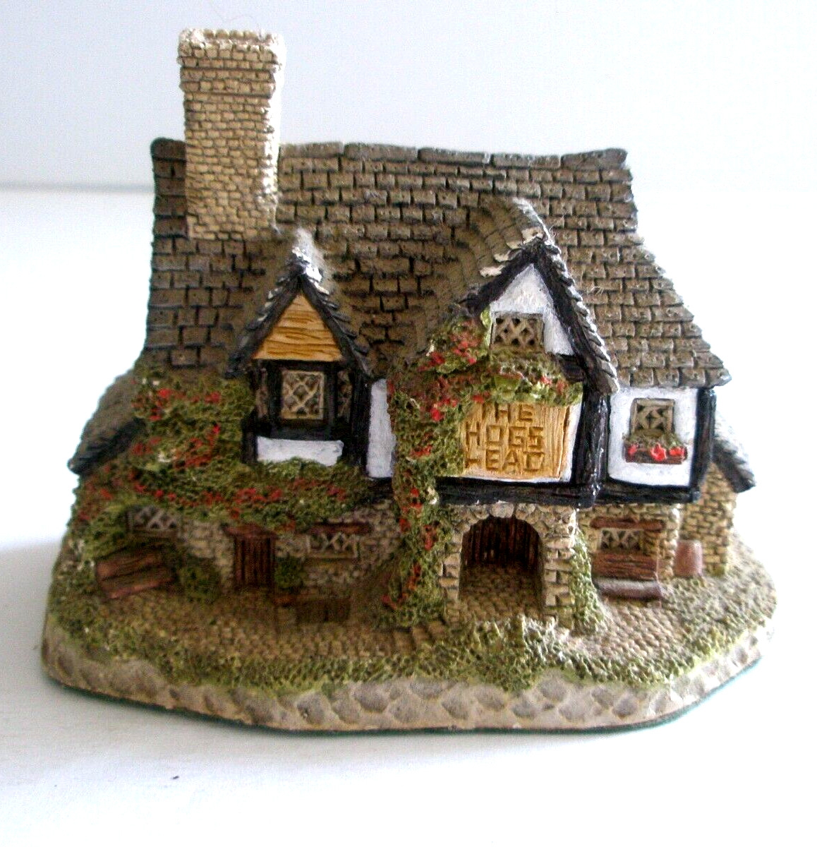 Vintage David Winter Hog’s Head Beer House Handpainted Handmade CE