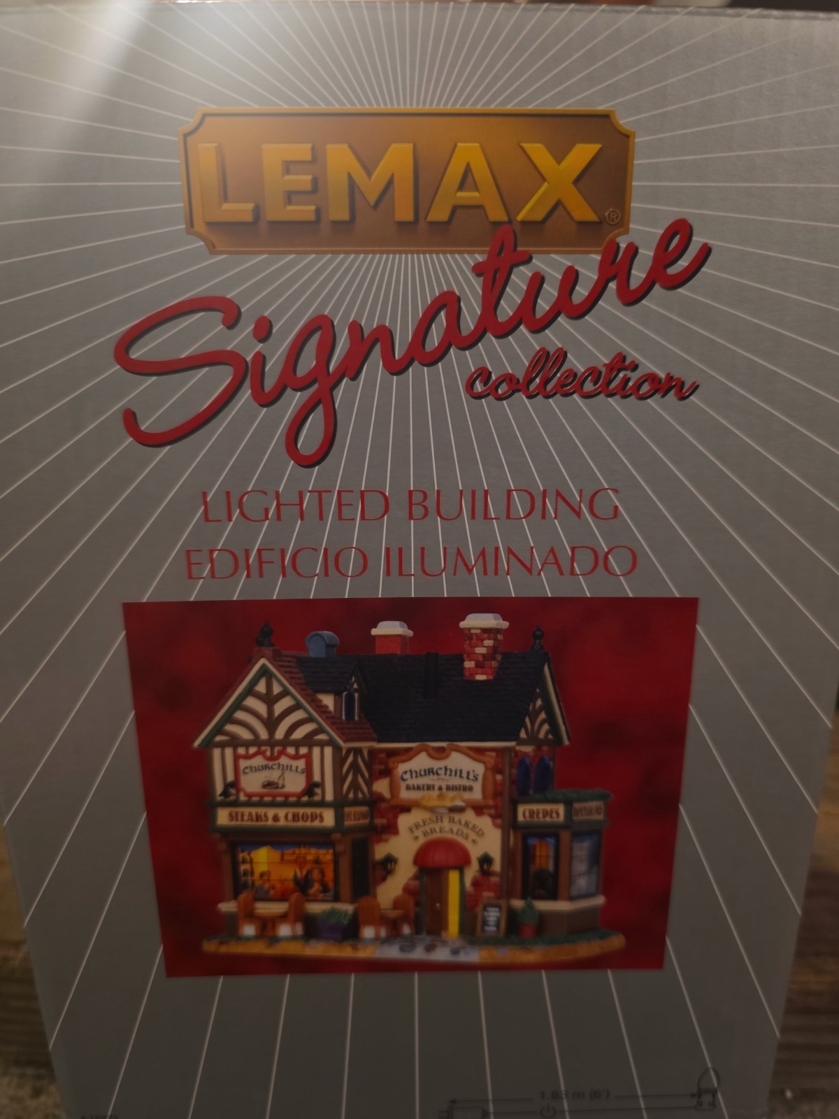 Lemax Signature Illuminated Building, Churchill’s Bakery & Bistro
