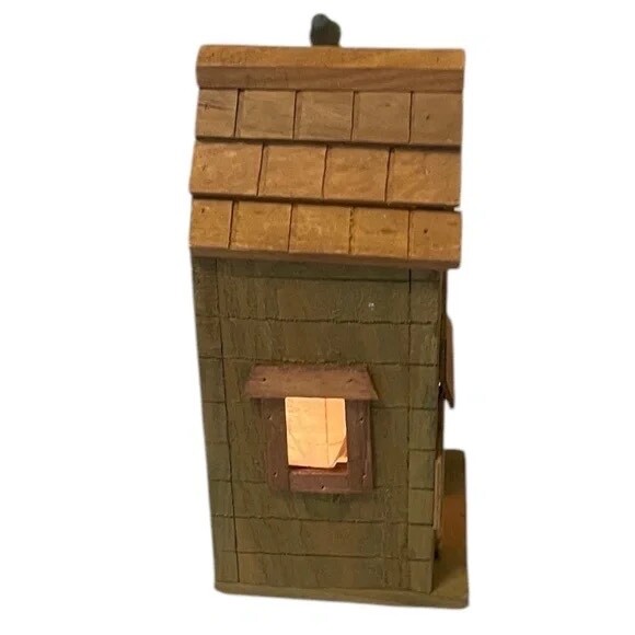 Wooden Workshop Dentist & Barber Shop Lighted House